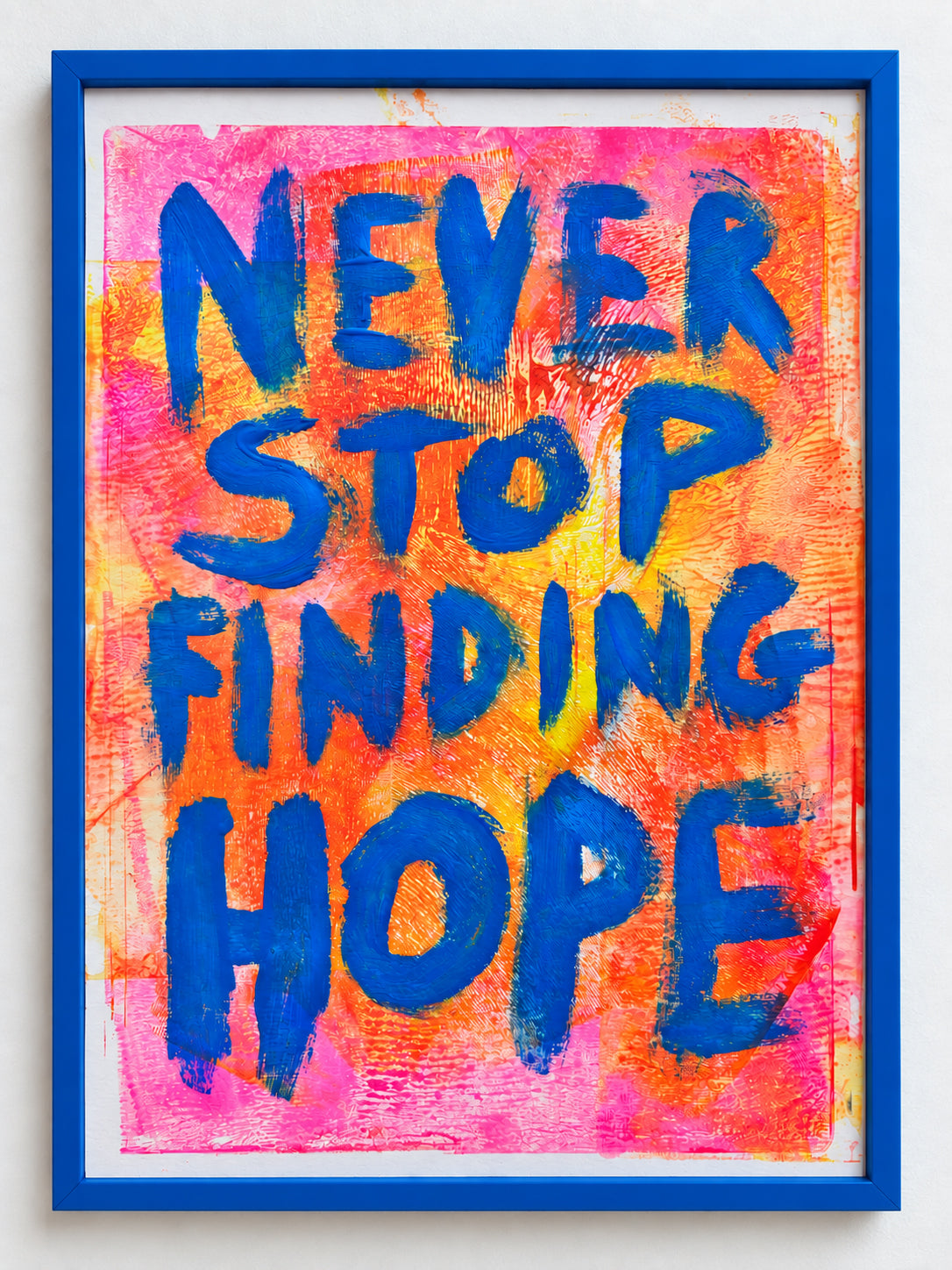 Never stop finding hope
