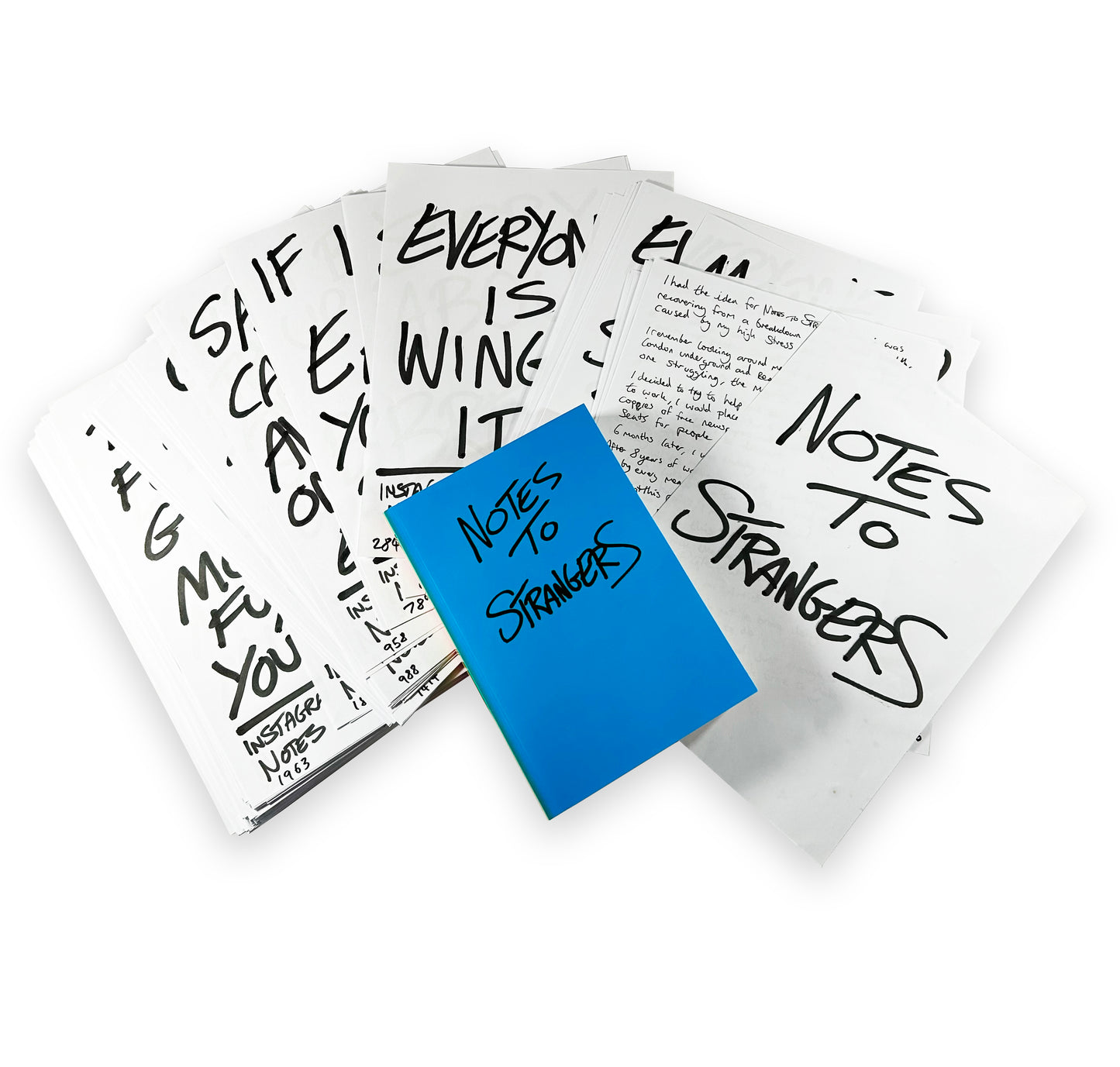 1 copy of Notes to Strangers the book + 1 signed original book artwork.