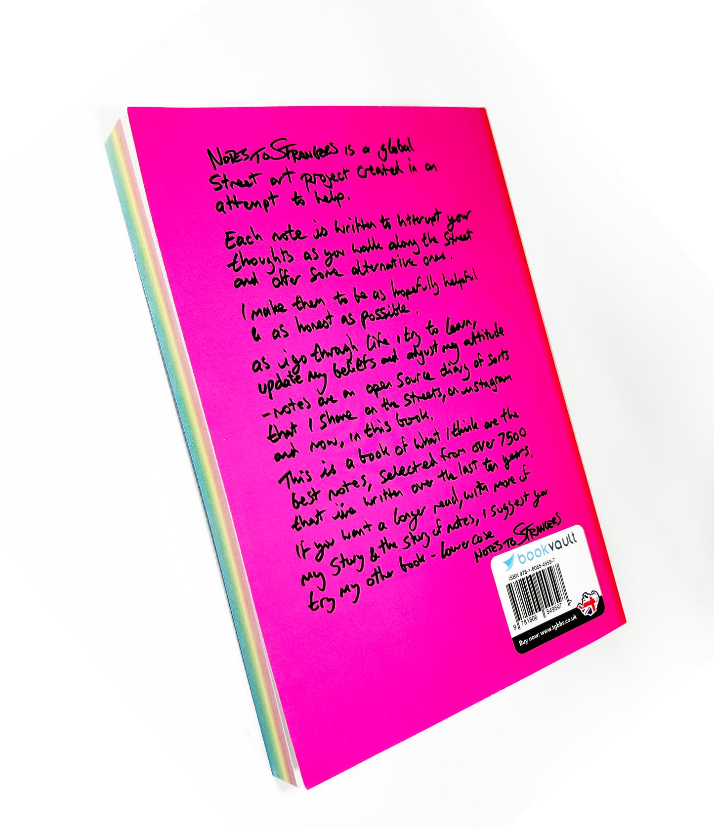 1 copy of Notes to Strangers the book + 1 signed original book artwork.