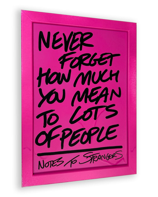 How much you mean. Hand painted frame.