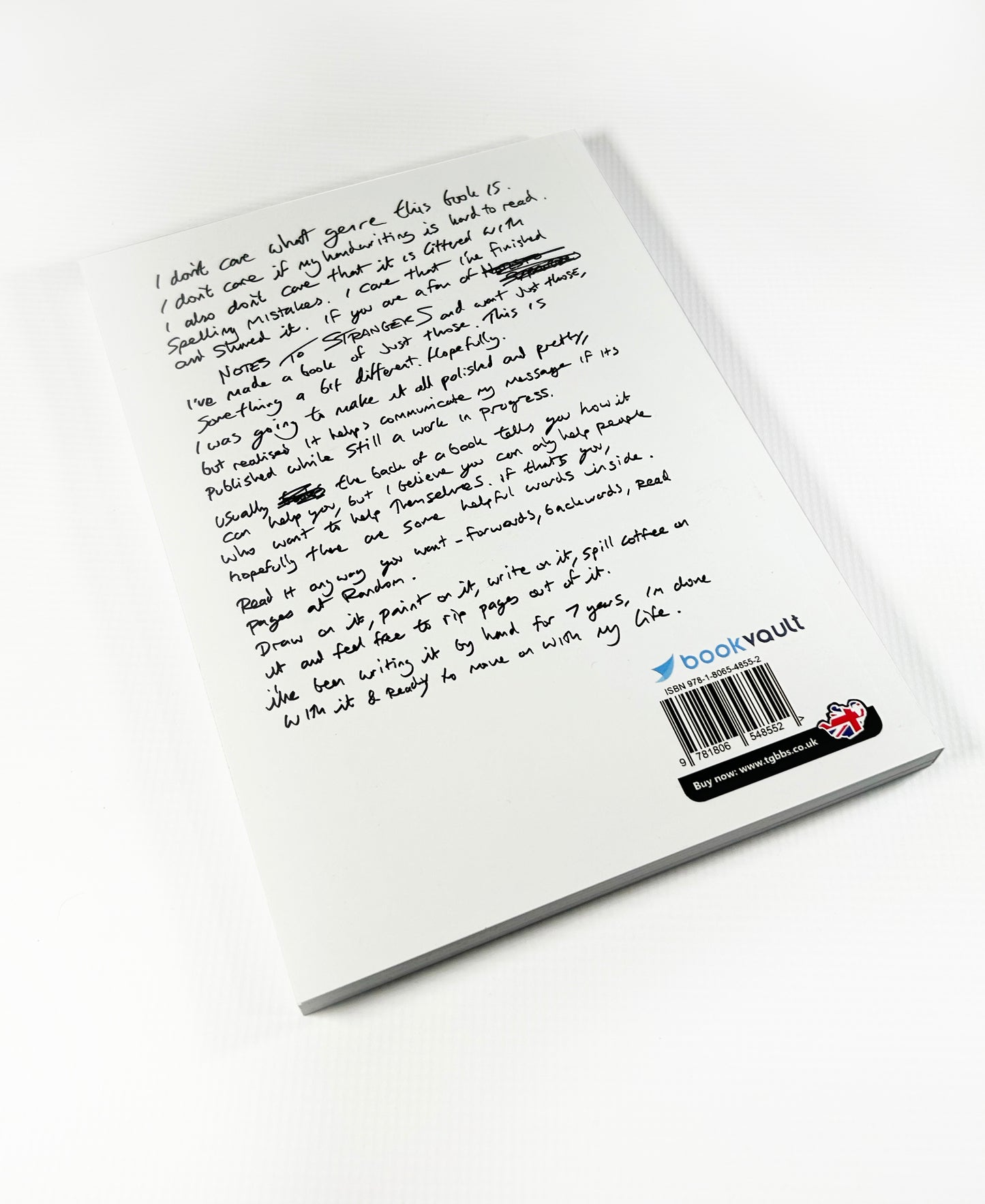 1 copy of Lowercase Notes to Strangers + 1 signed original book artwork.