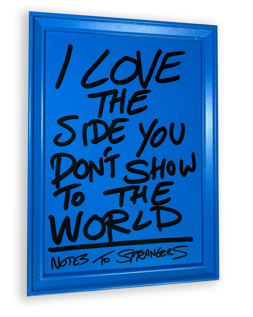 The side you don't show. Hand painted frame.